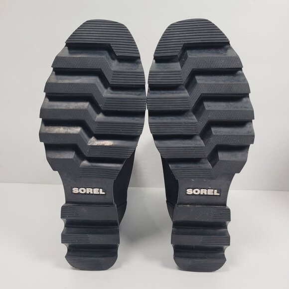 Sorel Joan of Arctic Wedge III Women's Black Boots NL4364-010 US Size 9 - Picture 8 of 10